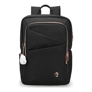 Swiss Digital Design Katy Rose Black And Rose Gold Laptop Backpack